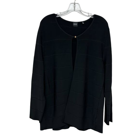 Black Label Saks Fifth Avenue Open Front Single Button Cardigan Sweater XL - Picture 1 of 5